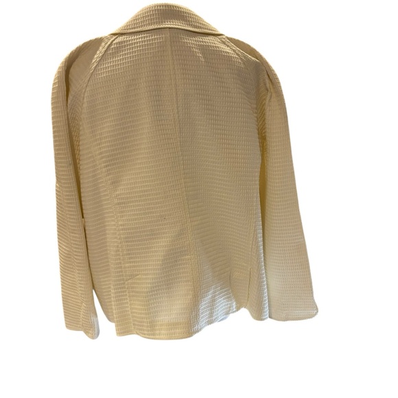 Talbots Women’s Winter White Double-Breasted Blazer Size 22W - Picture 4 of 10